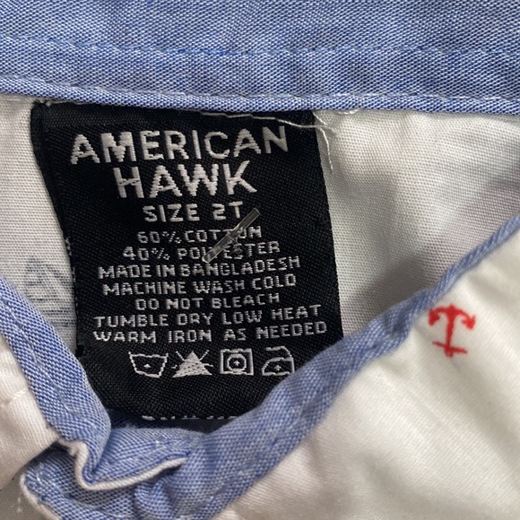 Toddler Sailboat Short Sleeve Button Down Shirt - Picture 2 of 2